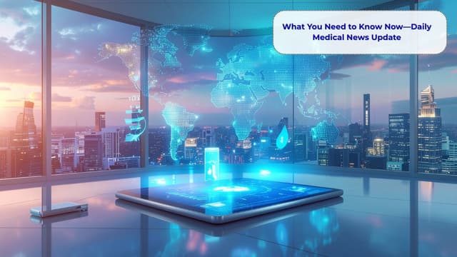 What You Need to Know Now – Daily Medical News Update