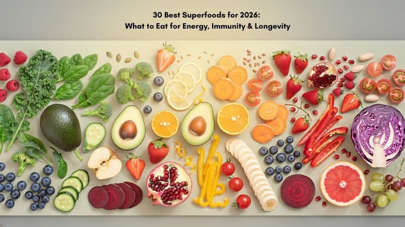 30 Best Superfoods for 2026: What to Eat for Energy, Immunity & Longevity