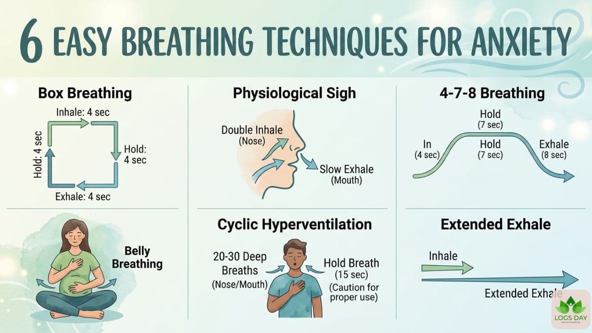 Breathwork for Anxiety: 6 Techniques from Neuroscience That Calm in Minutes